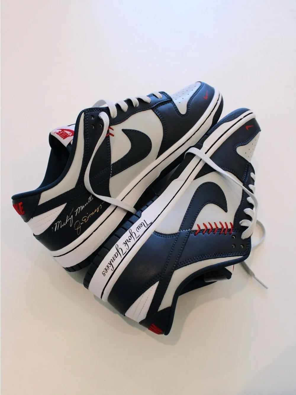 NY Yankees Nike Dunk Low 9.5